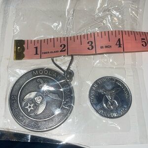 Moonshine Shrine coin and key chain